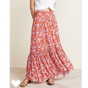 Free People Way of the Wind Printed Maxi Skirt
